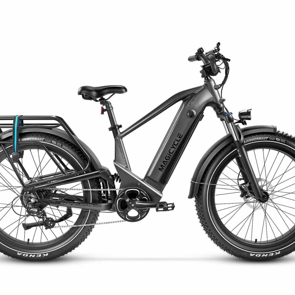 Magicycle Deer Canada ebike in Space Gray, side view