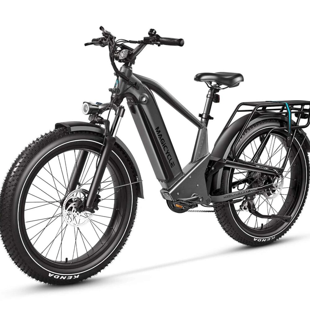 Magicycle Deer Canada ebike in Space Gray, side view