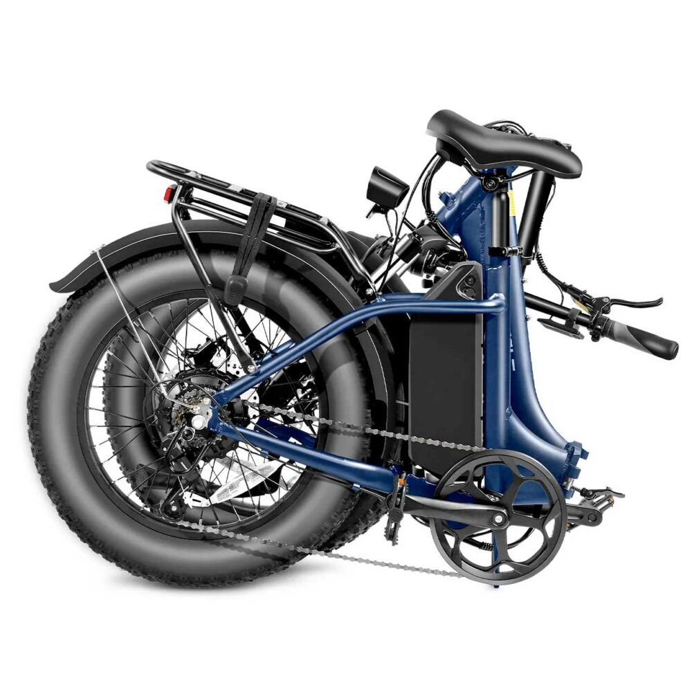 Magicycle Jaguarundi in Midnight Blue - folded up
