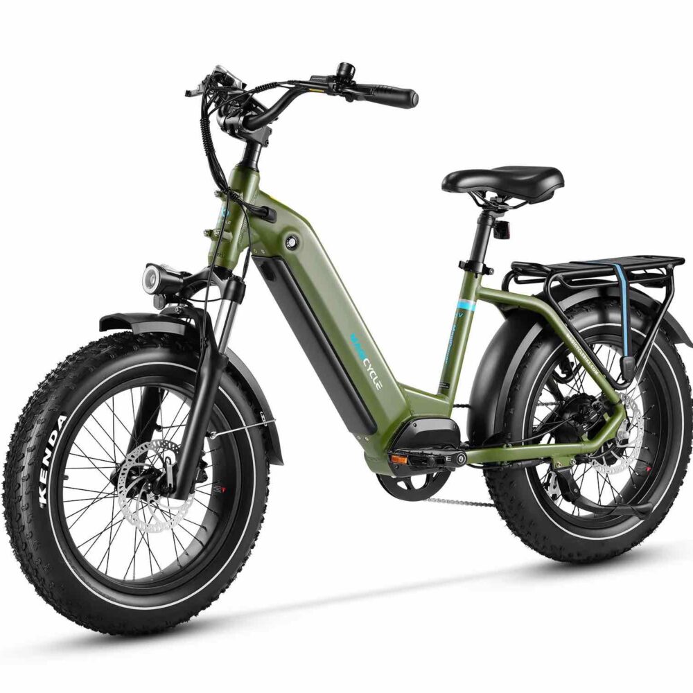 Magicycle Ocelot Pro Step Thru Fat Tire Electric Bike green 2