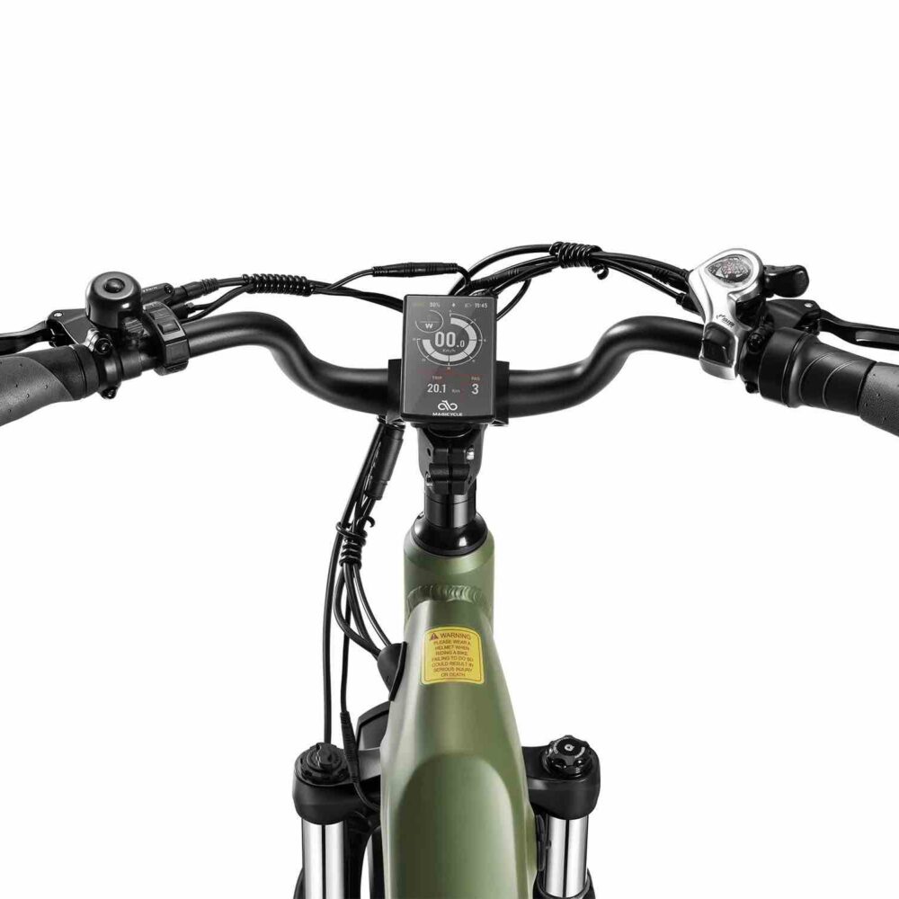 Magicycle Ocelot Pro Step Thru Fat Tire Electric Bike green 4