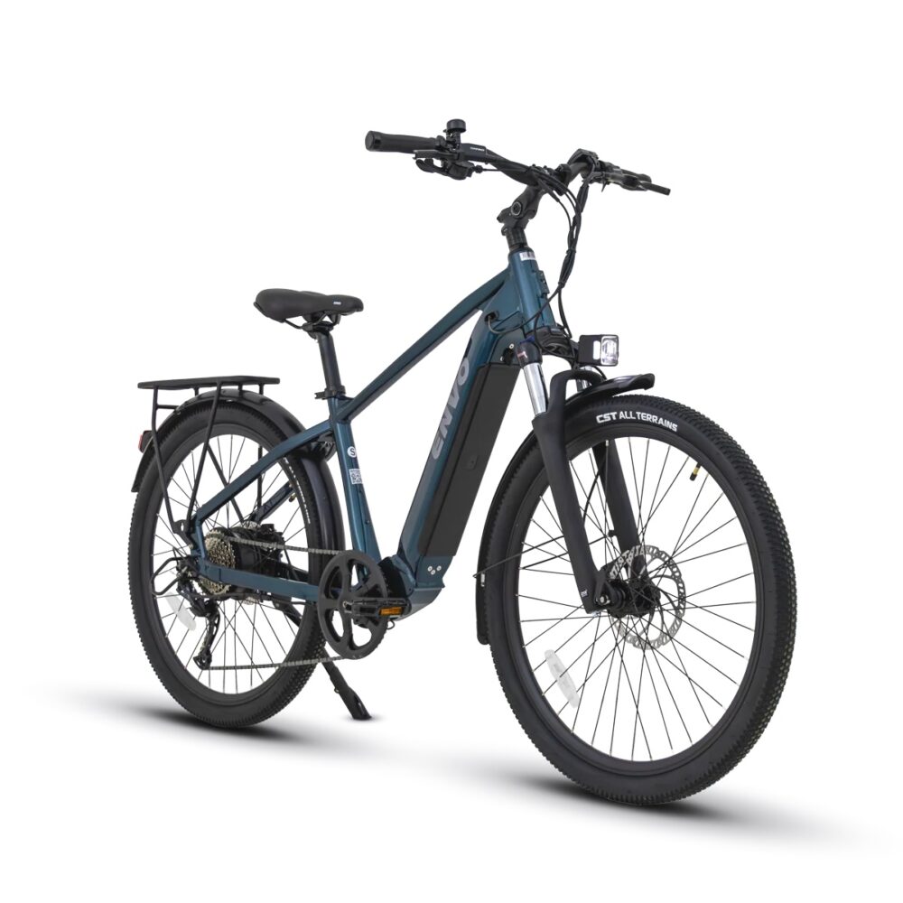 ENVO D50 Electric Bike in Aquatic - Front view