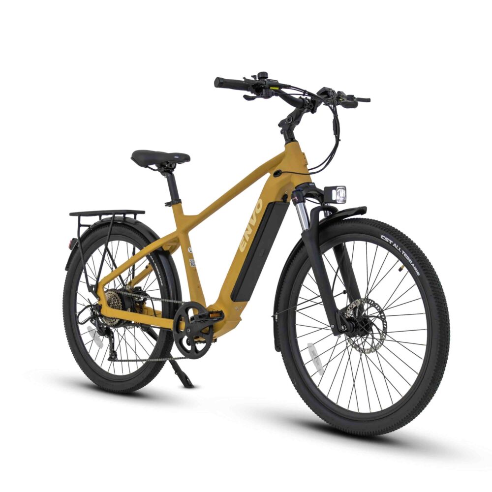 ENVO D50 Electric Bike in Mustard - Front View