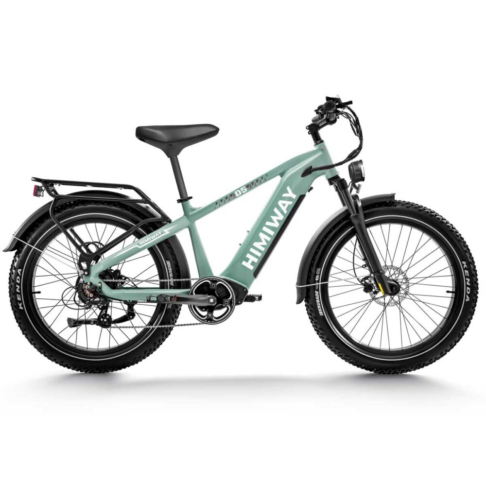 himiway-D5-zebra-electric-bike-green-1sq