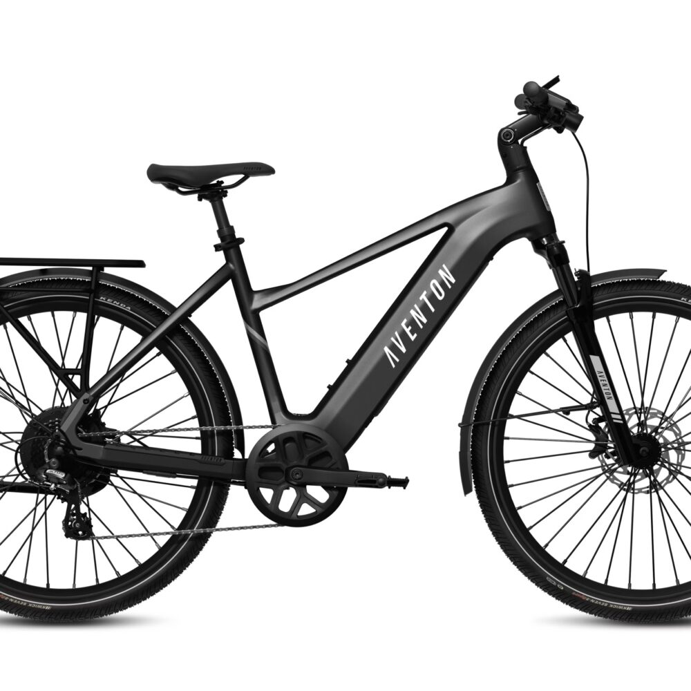 Aventon Level 3 Commuter Ebike in Matte Black