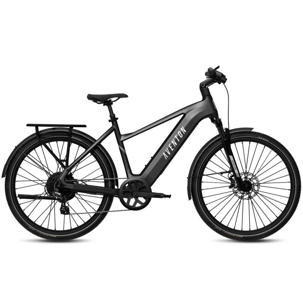 Aventon Level 3 Commuter Ebike in Matte Black