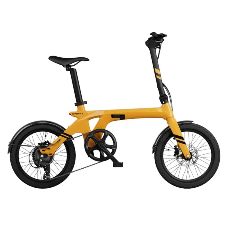 Urtopia Carbon Fold 1 Electric Bike in Saforn Yellow